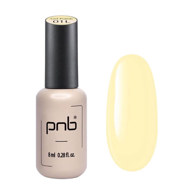 Гель-лак для нігтів PNB Gel Polish UV/LED 01L Amarello, 8 мл