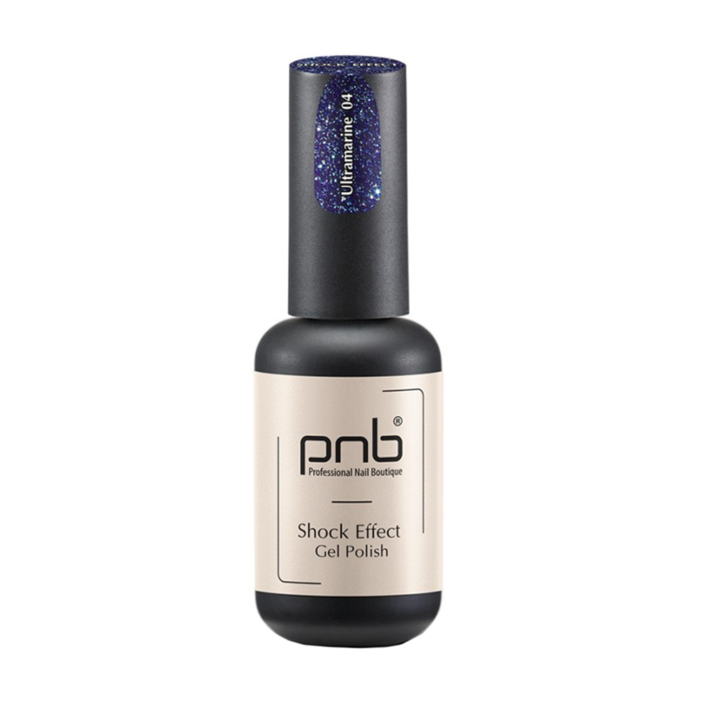 Гель-лак для нігтів PNB Shock Effect Gel Polish 04 Ultramarine, 8 мл