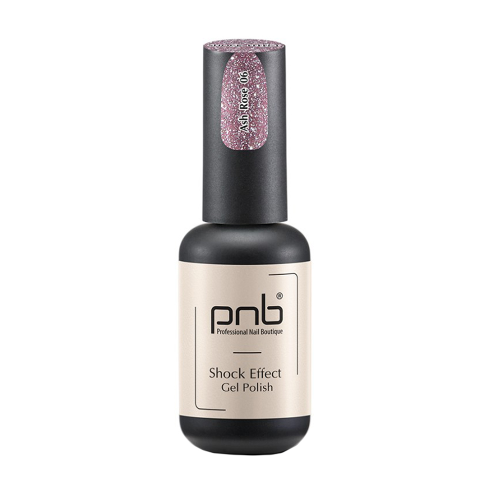 Гель-лак для нігтів PNB Shock Effect Gel Polish 06 Ash Rose, 8 мл
