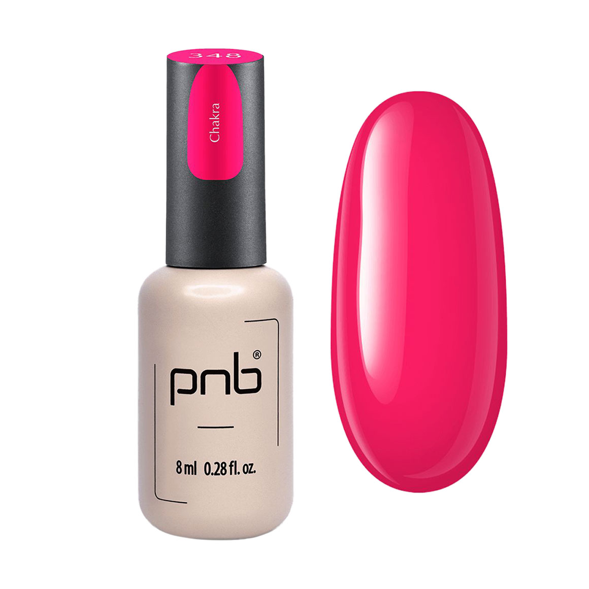 Уцінка! Гель-лак для нігтів PNB Gel Polish UV/LED 348 Chakra, 8 мл