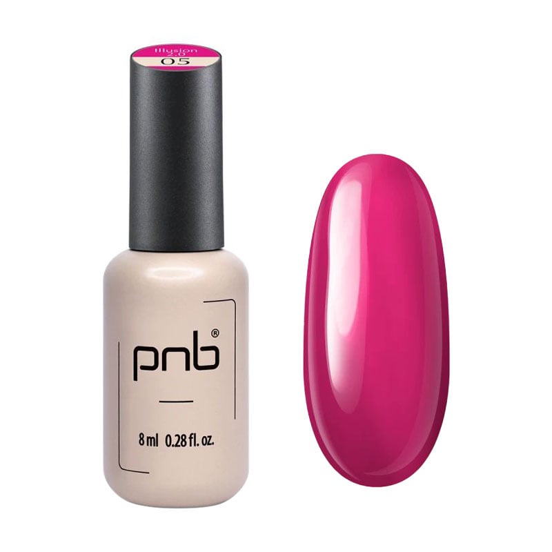 Вітражний гель-лак для нігтів PNB UV/LED Gel Polish Illusion 2.0, 05, 8 мл